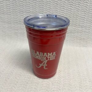 alabama crimson tide red stainless steel tumbler